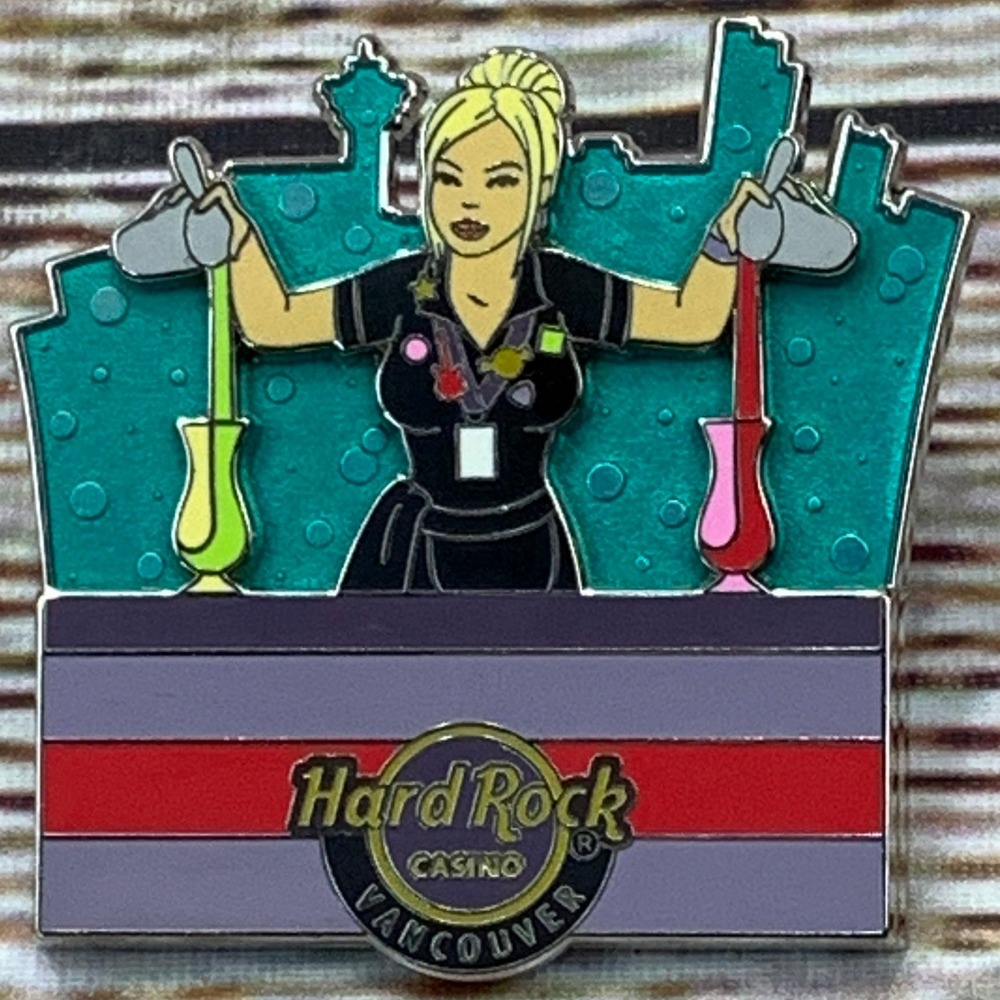 Hard Rock Casino Vancouver Bartender Limited Edition 2018 Pin‎